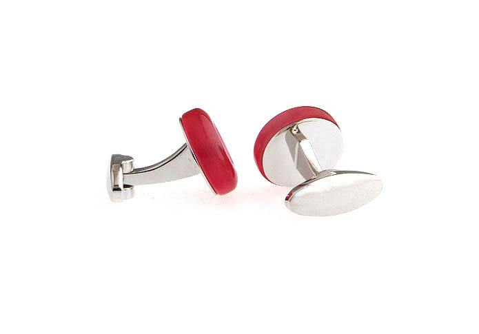 Red Festive Cufflinks Gem Cufflinks Wholesale & Customized  CL640750