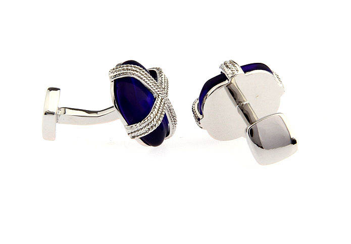  Blue Elegant Cufflinks Gem Cufflinks Funny Wholesale & Customized  CL650724