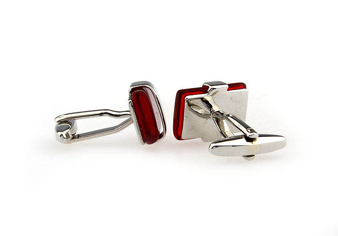  Red Festive Cufflinks Gem Cufflinks Wholesale & Customized  CL650844