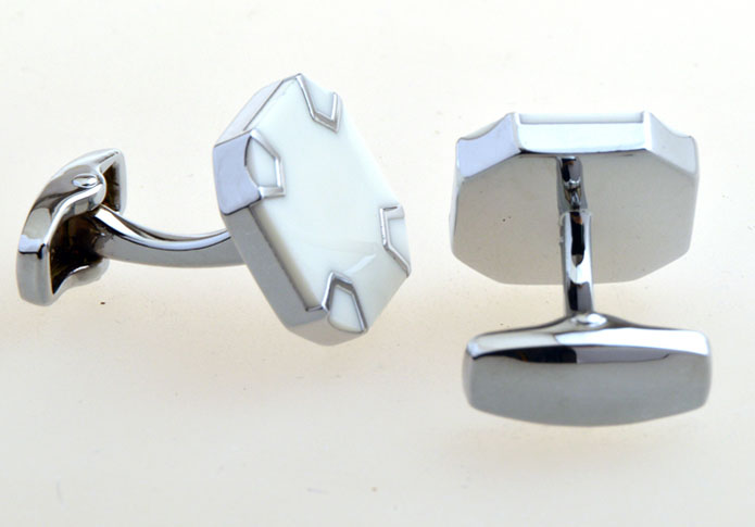 White Purity Cufflinks Gem Cufflinks Wholesale & Customized CL655320