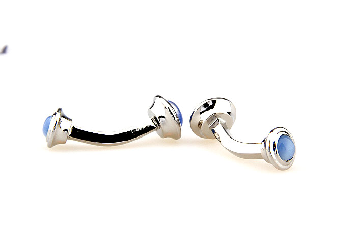  Blue Elegant Cufflinks Gem Cufflinks Wholesale & Customized  CL660343