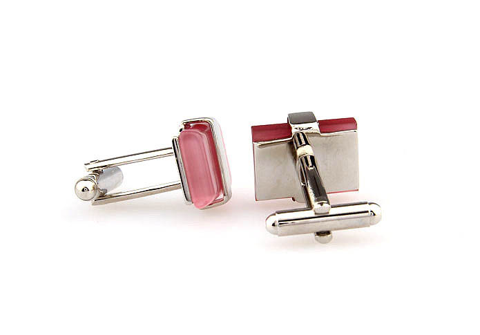  Pink Charm Cufflinks Gem Cufflinks Wholesale & Customized  CL660913