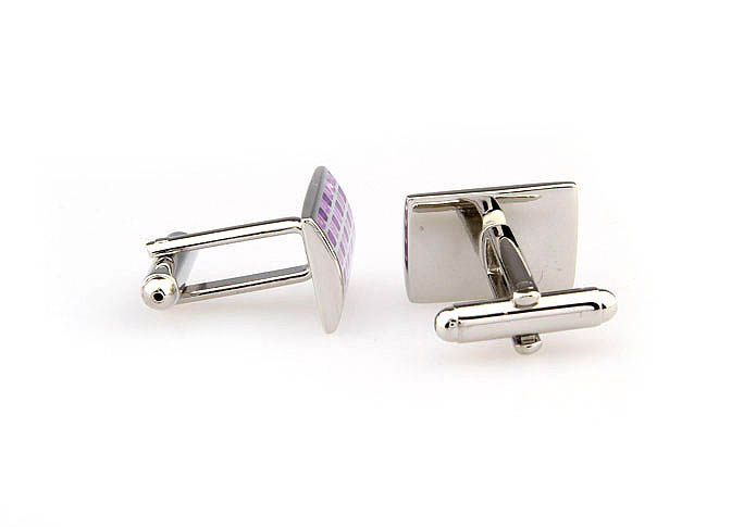  Purple Romantic Cufflinks Paint Cufflinks Wholesale & Customized  CL663275