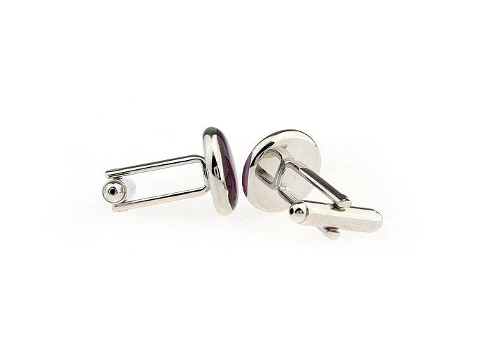 26 Letters J Cufflinks  Purple Romantic Cufflinks Paint Cufflinks Symbol Wholesale & Customized  CL663796