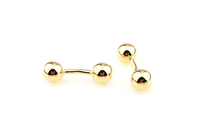 Golden Ball Cufflinks  Gold Luxury Cufflinks Metal Cufflinks Funny Wholesale & Customized  CL652968