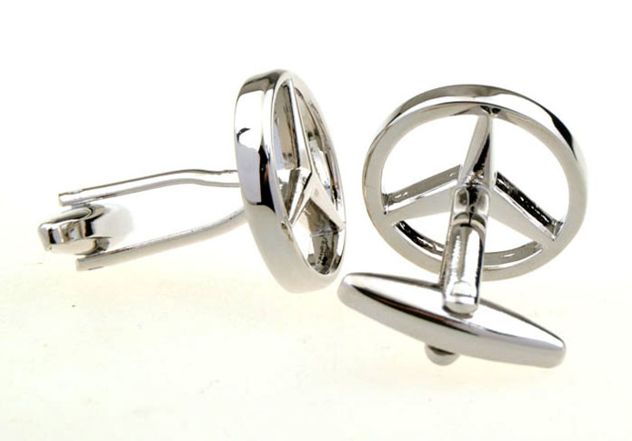 Mercedes-Benz Cars marked Cufflinks  Silver Texture Cufflinks Metal Cufflinks Automotive Wholesale & Customized  CL653825