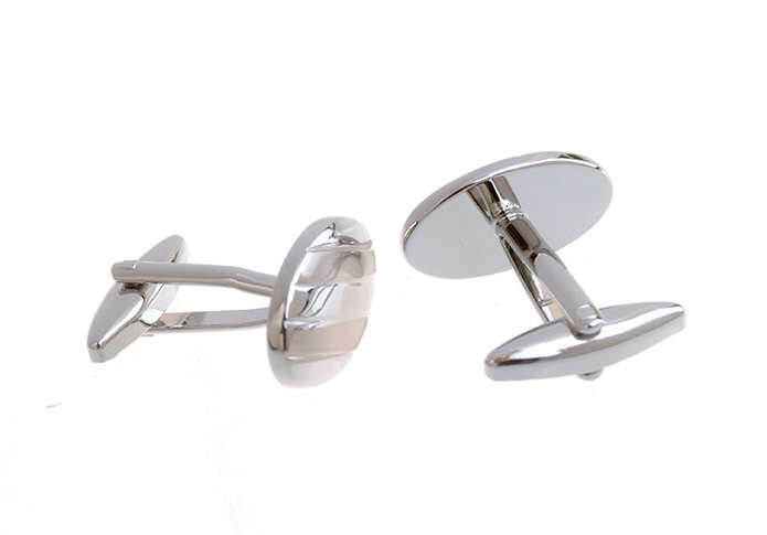  Silver Texture Cufflinks Metal Cufflinks Wholesale & Customized  CL657130