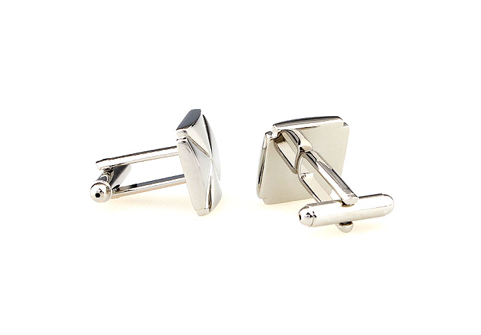  Silver Texture Cufflinks Metal Cufflinks Wholesale & Customized  CL666938