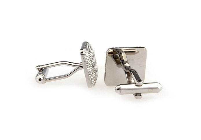  Silver Texture Cufflinks Metal Cufflinks Wholesale & Customized  CL667285