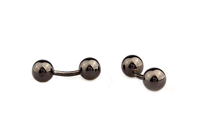 Double-sided ball Cufflinks  Gray Steady Cufflinks Metal Cufflinks Funny Wholesale & Customized  CL667531