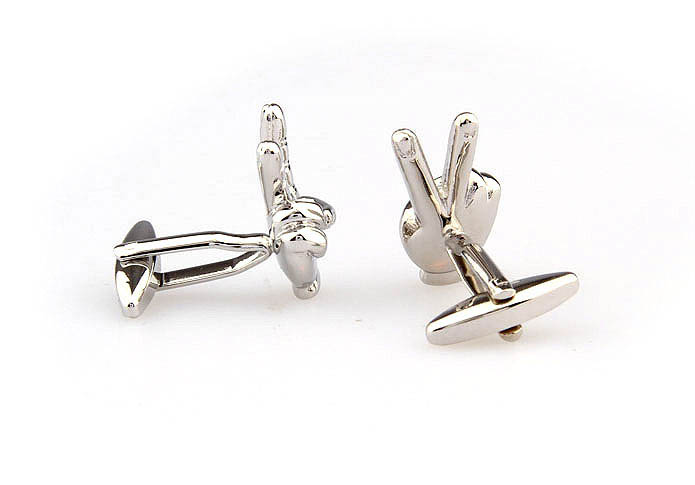 Hand type Cufflinks  Silver Texture Cufflinks Metal Cufflinks Funny Wholesale & Customized  CL667586