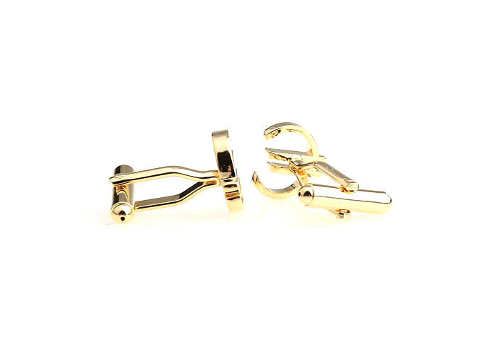 Euro symbol Cufflinks  Gold Luxury Cufflinks Metal Cufflinks Symbol Wholesale & Customized  CL671385