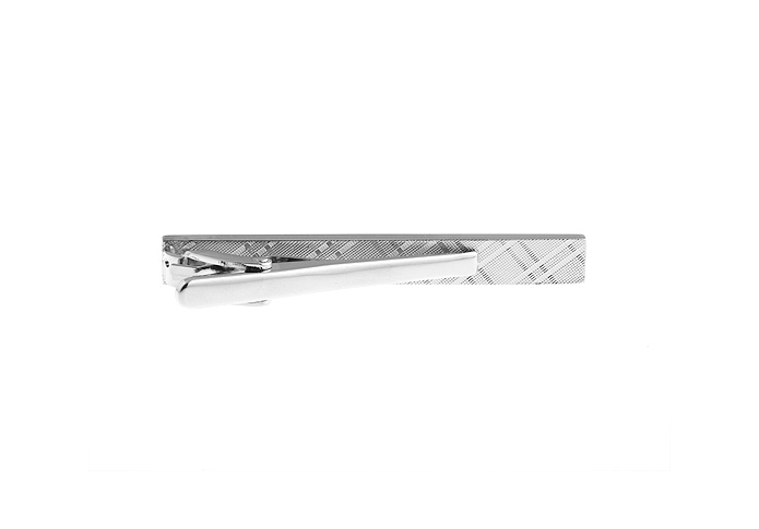  Silver Texture Tie Clips Metal Tie Clips Wholesale & Customized  CL810722
