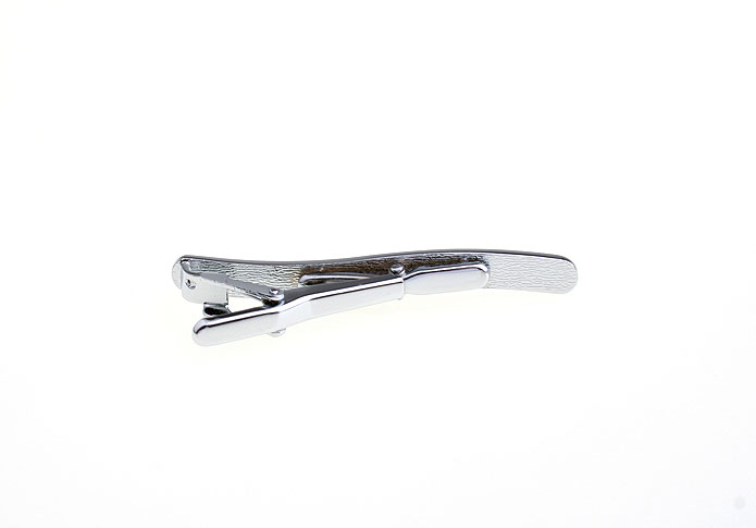  Silver Texture Tie Clips Metal Tie Clips Wholesale & Customized  CL840733