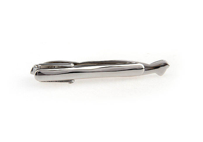  Silver Texture Tie Clips Metal Tie Clips Funny Wholesale & Customized  CL850768
