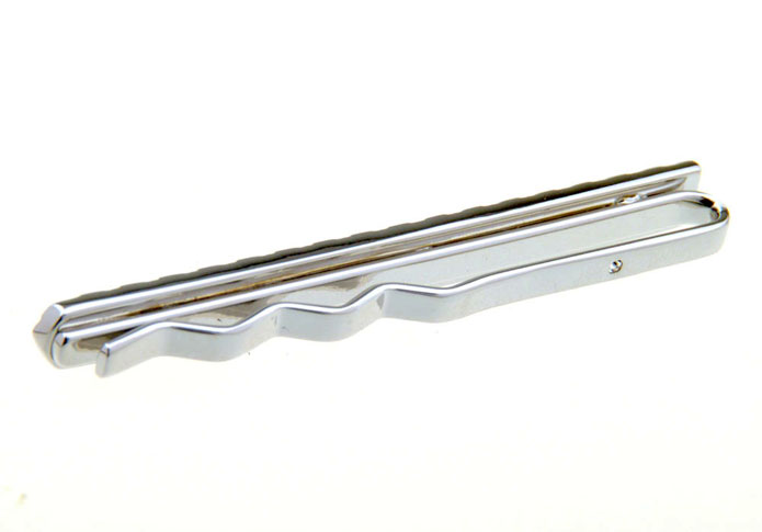  Silver Texture Tie Clips Metal Tie Clips Wholesale & Customized  CL850988