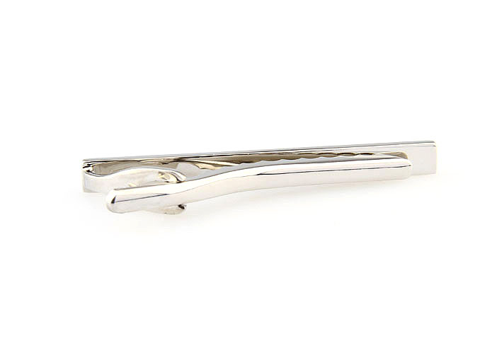  Silver Texture Tie Clips Metal Tie Clips Wholesale & Customized  CL860813