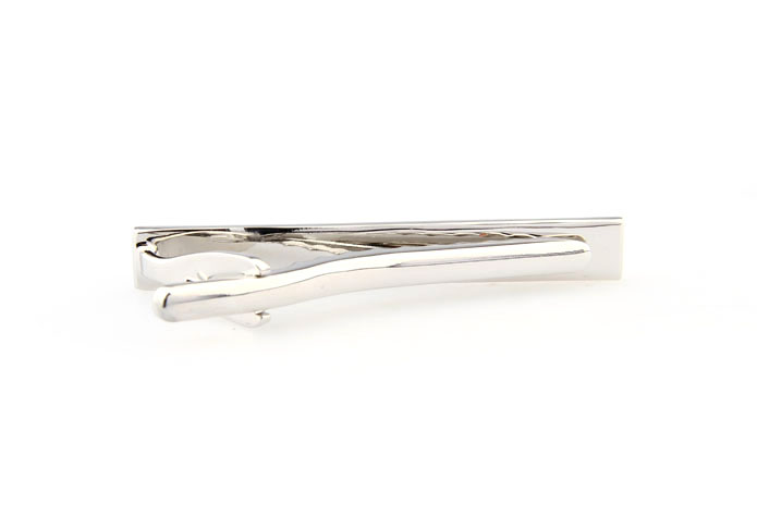  Silver Texture Tie Clips Metal Tie Clips Wholesale & Customized  CL860829