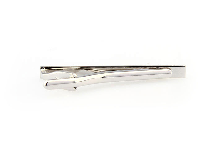  Silver Texture Tie Clips Metal Tie Clips Wholesale & Customized  CL860850