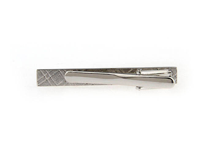  Silver Texture Tie Clips Metal Tie Clips Wholesale & Customized  CL870735