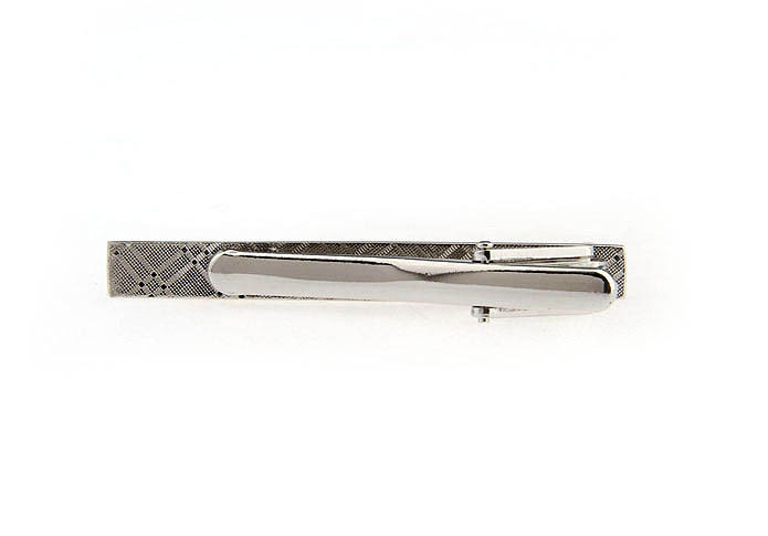  Silver Texture Tie Clips Metal Tie Clips Wholesale & Customized  CL870741