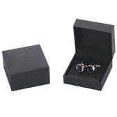 Imitation leather + Plastic Cufflinks Boxes  Black Classic Cufflinks Boxes Cufflinks Boxes Wholesale & Customized  CL210520