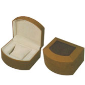 Imitation leather + Plastic Tie Boxes  Khaki Dressed Tie Boxes Tie Boxes Wholesale & Customized  CL210564