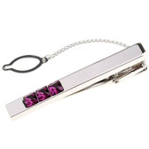  Purple Romantic Tie Clips Crystal Tie Clips Wholesale & Customized  CL850747