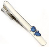 Heart of India Tie Clips  Blue Elegant Tie Clips Enamel Tie Clips Funny Wholesale & Customized  CL850724