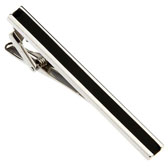  Black Classic Tie Clips Onyx Tie Clips Wholesale & Customized  CL870726