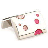  Pink Charm Cufflinks Paint Cufflinks Wholesale & Customized  CL663263