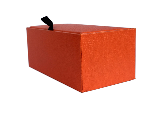 Imitation leather + Plastic Cufflinks Boxes  Orange Cheerful Cufflinks Boxes Cufflinks Boxes Wholesale & Customized  CL210412