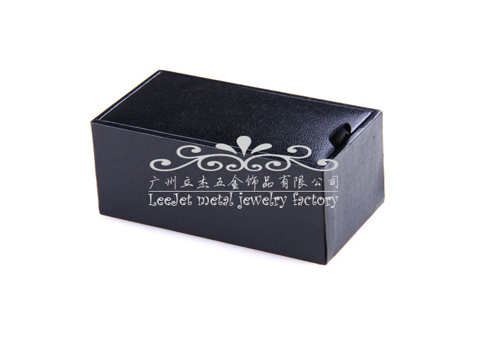 Imitation leather + Plastic Cufflinks Boxes  Black Classic Cufflinks Boxes Cufflinks Boxes Wholesale & Customized  CL210414