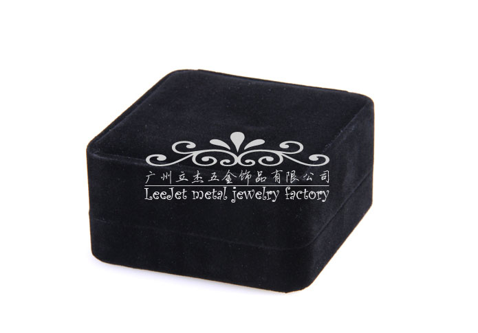 Qualitative Flannelette + Plastic Cufflinks Boxes  Black Classic Cufflinks Boxes Cufflinks Boxes Wholesale & Customized  CL210415