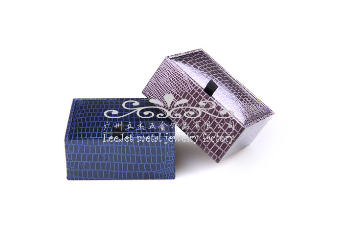 Imitation leather + Plastic Cufflinks Boxes  Khaki Dressed Cufflinks Boxes Cufflinks Boxes Wholesale & Customized  CL210425