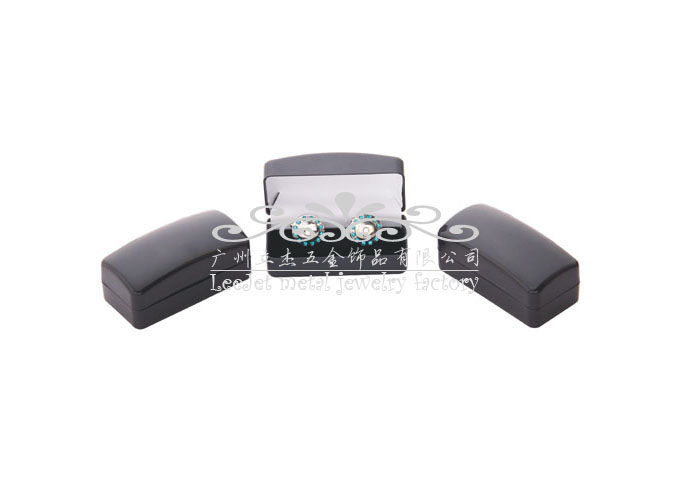 Imitation leather + Plastic Cufflinks Boxes  Black Classic Cufflinks Boxes Cufflinks Boxes Wholesale & Customized  CL210477