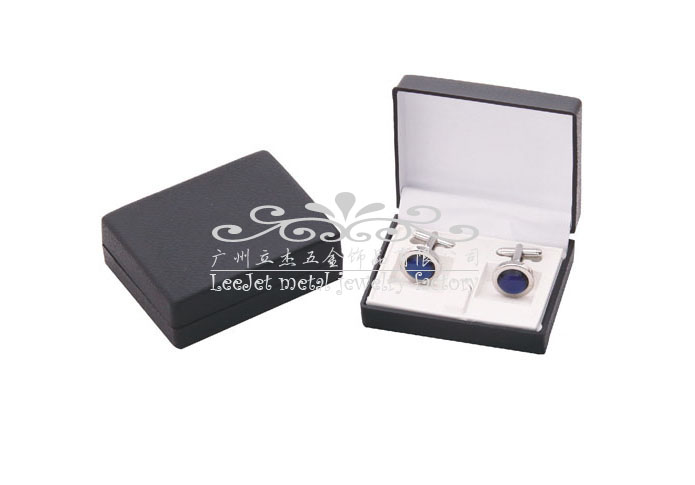Imitation leather + Plastic Cufflinks Boxes  Black Classic Cufflinks Boxes Cufflinks Boxes Wholesale & Customized  CL210481
