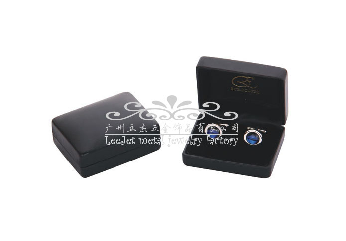 Imitation leather + Plastic Cufflinks Boxes  Black Classic Cufflinks Boxes Cufflinks Boxes Wholesale & Customized  CL210526