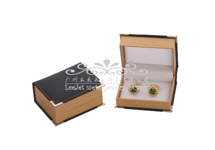 Imitation leather + Plastic Cufflinks Boxes  Black Classic Cufflinks Boxes Cufflinks Boxes Wholesale & Customized  CL210531