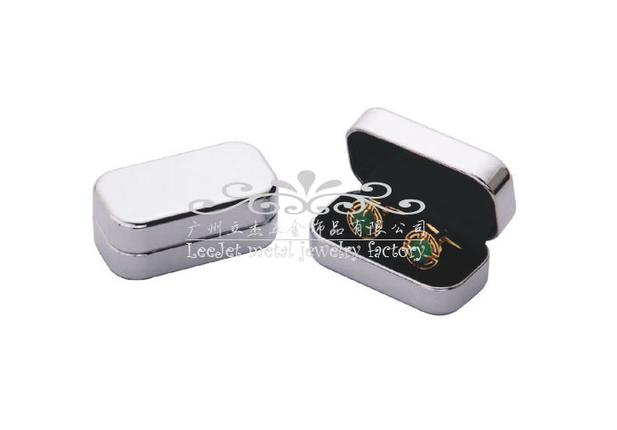 Bright Surface + Plastic Cufflinks Boxes  Silver Texture Cufflinks Boxes Cufflinks Boxes Wholesale & Customized  CL210542