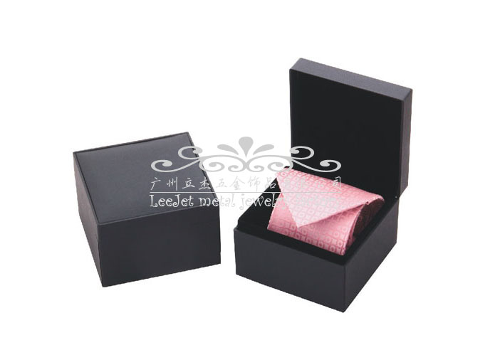 Imitation leather + Plastic Tie Boxes  Black Classic Tie Boxes Tie Boxes Wholesale & Customized  CL210571