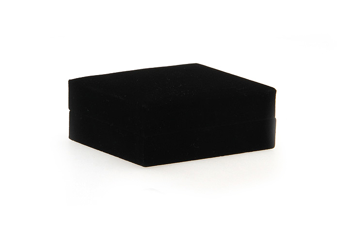 Qualitative Flannelette + Plastic Cufflinks Boxes  Black Classic Cufflinks Boxes Cufflinks Boxes Wholesale & Customized  CL210605