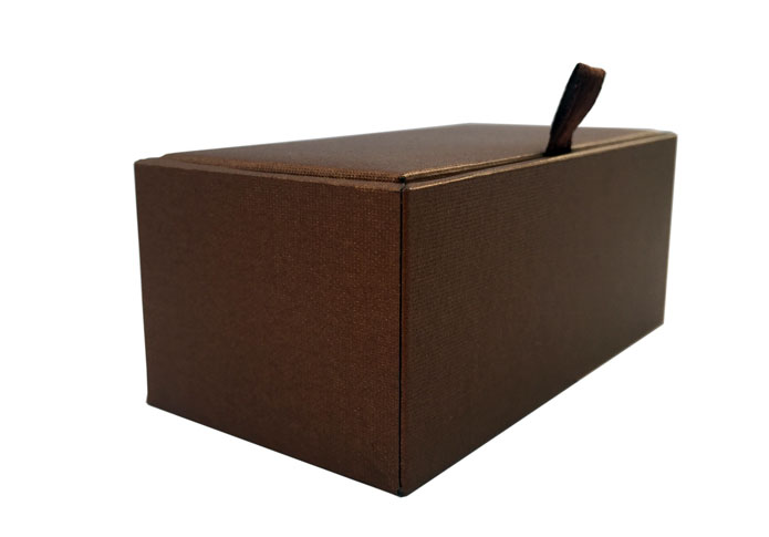 Leather + Plastic Cufflinks Boxes  Khaki Dressed Cufflinks Boxes Cufflinks Boxes Wholesale & Customized  CL210631