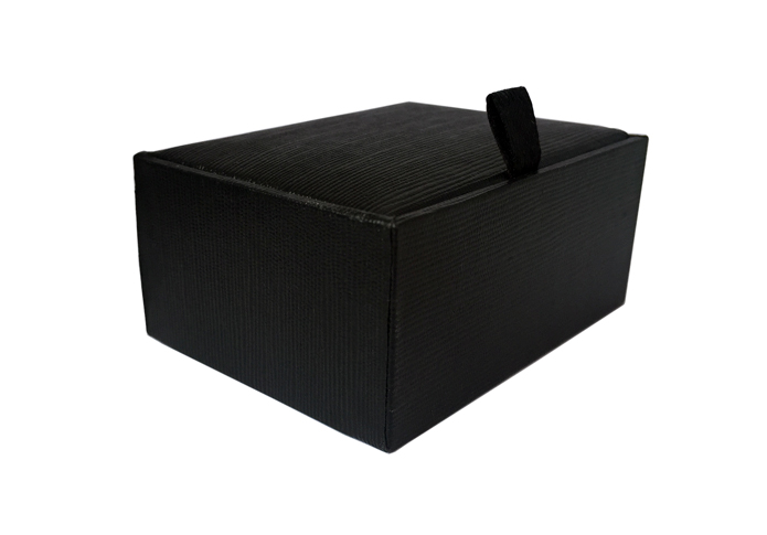 Leather + Plastic Cufflinks Boxes  Black Classic Cufflinks Boxes Cufflinks Boxes Wholesale & Customized  CL210644
