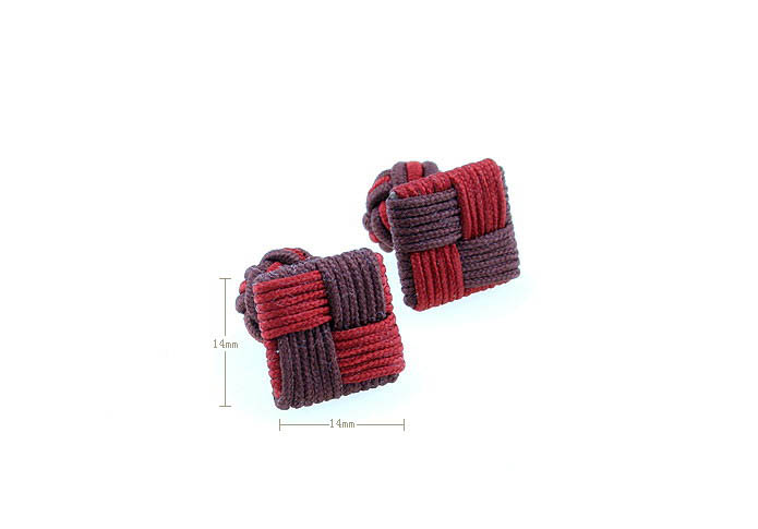  Multi Color Fashion Cufflinks Silk Cufflinks Knot Wholesale & Customized  CL640800
