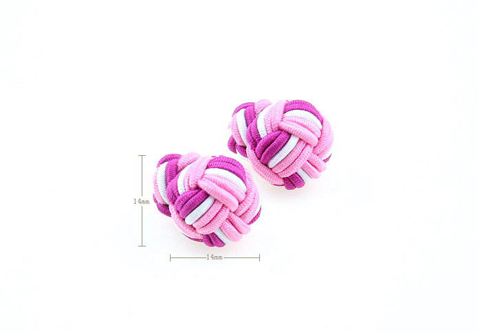  Multi Color Fashion Cufflinks Silk Cufflinks Knot Wholesale & Customized  CL640831