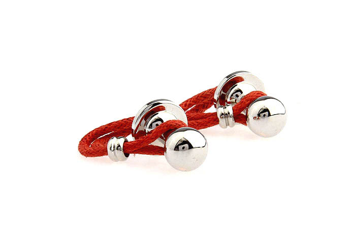  Red Festive Cufflinks Silk Cufflinks Knot Wholesale & Customized  CL651188