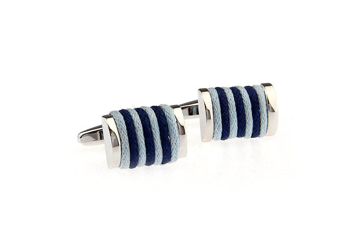  Blue Elegant Cufflinks Silk Cufflinks Wholesale & Customized  CL651192