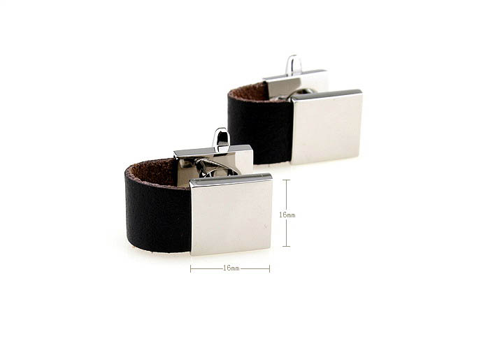 Leather belt Cufflinks  Black Classic Cufflinks Silk Cufflinks Wholesale & Customized  CL651207