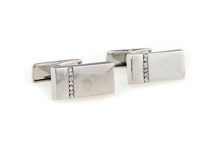  White Purity Cufflinks Crystal Cufflinks Wholesale & Customized  CL641058